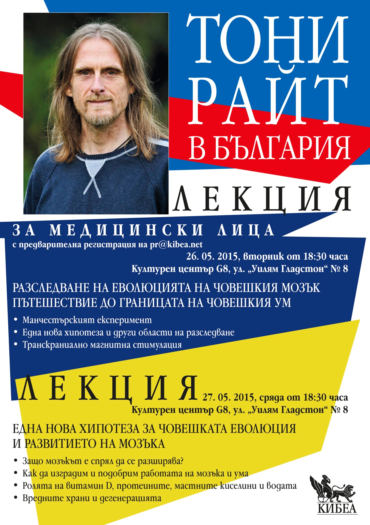 Тони Райт в България! 26-28 май 2015